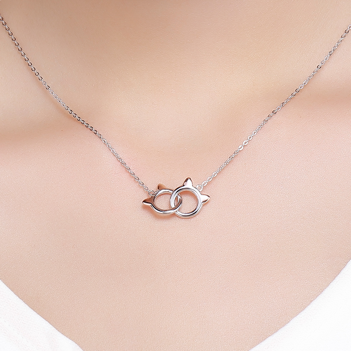 Pandora Style Rose Kat Chain Ketting - SCN252