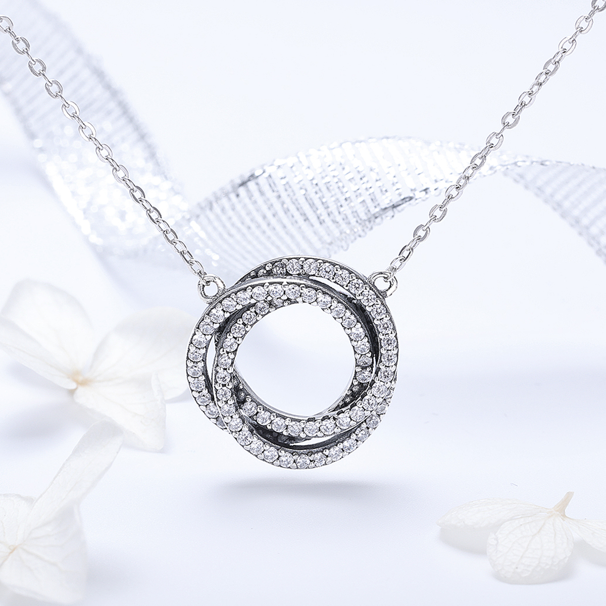 Pandora Style Rose minimalisme Chain Ketting - SCN259