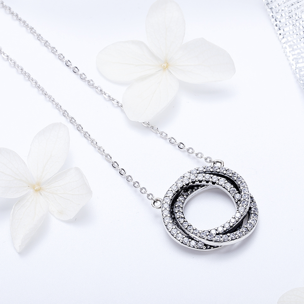 Pandora Style Rose minimalisme Chain Ketting - SCN259