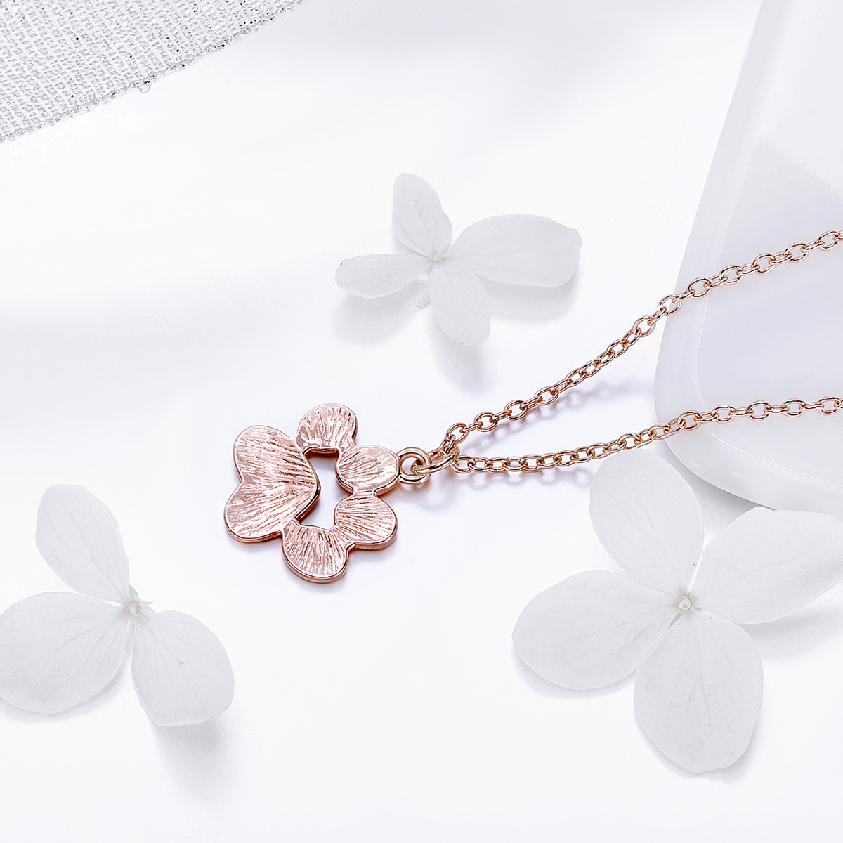 Pandora Style Rose Schattige poot Chain Ketting - SCN275-3