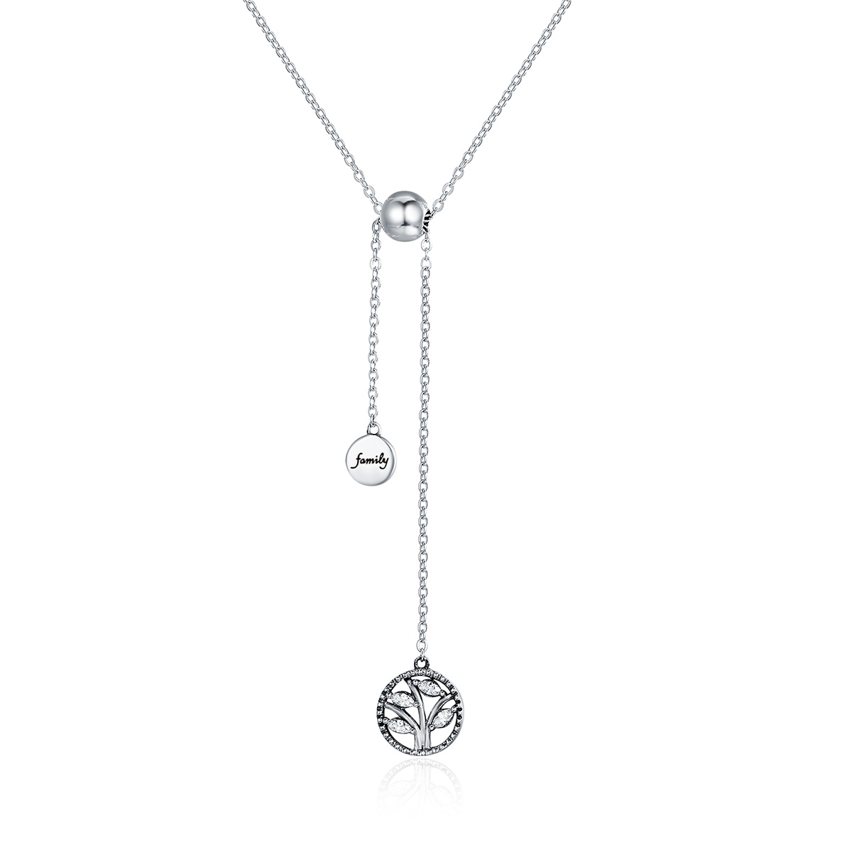 Pandora Style Stamboom en thuis Chain Ketting - SCN106