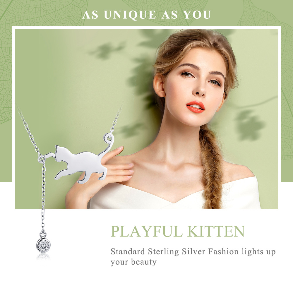 Pandora Style Stoute Kitten Chain Ketting - SCN232