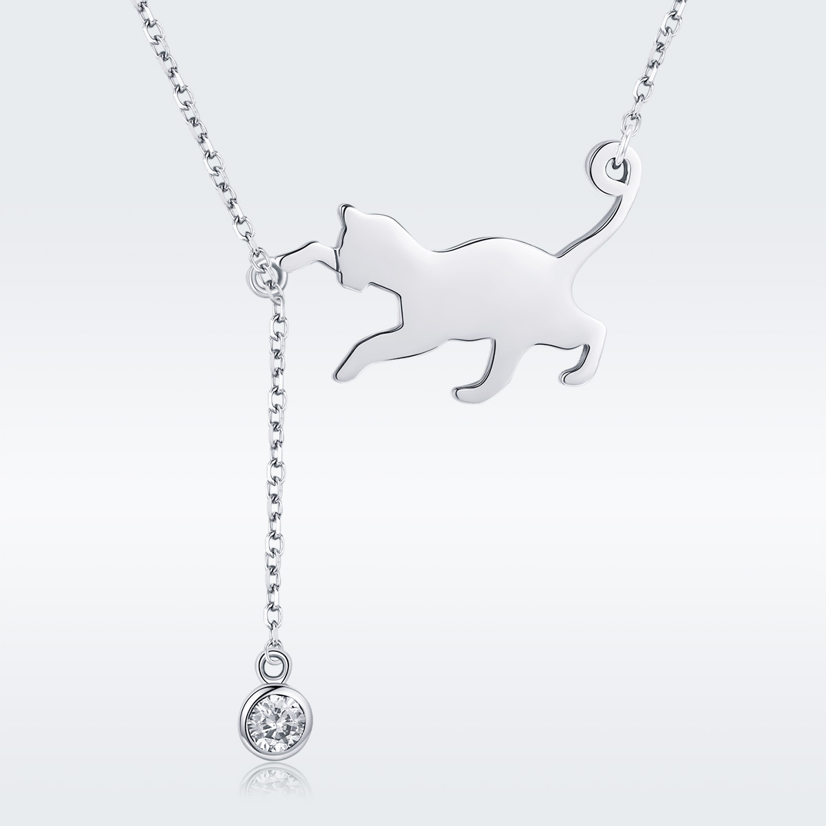 Pandora Style Stoute Kitten Chain Ketting - SCN232