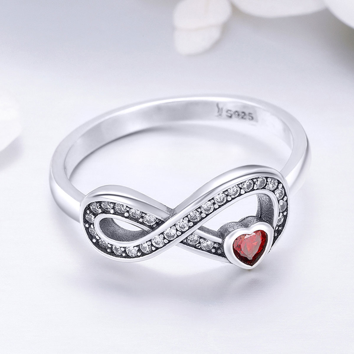 Pandora Style Duurzaam hart Ring - SCR415