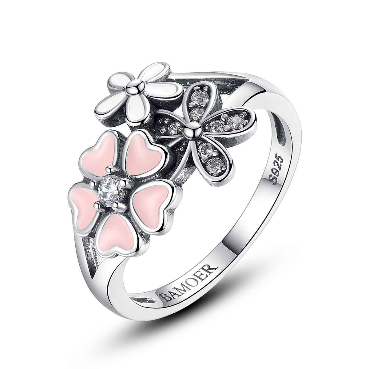 Pandora Style kersenbloesem Ring - SCR004