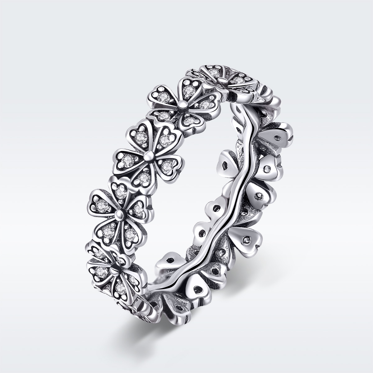 Pandora Style Madeliefje Ring - SCR397