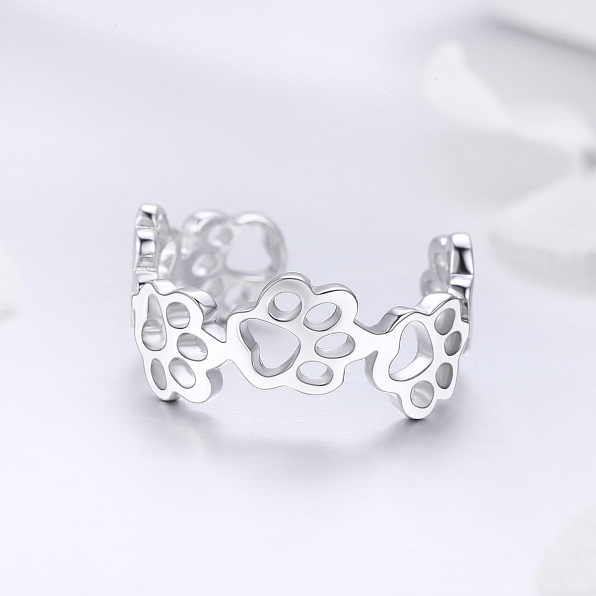 Pandora Style Pootpad Open Ring - SCR424