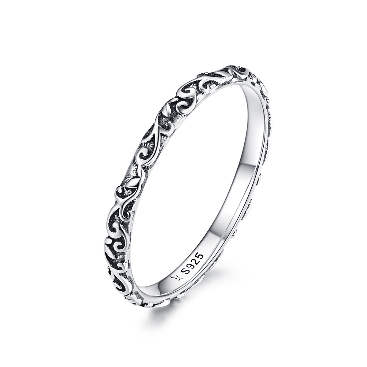 Pandora Style Retro Patronen Ring - SCR513