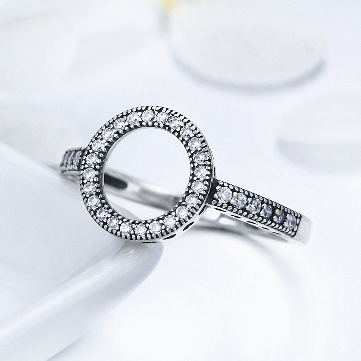 Pandora Style Ring of Halo Ring - SCR041