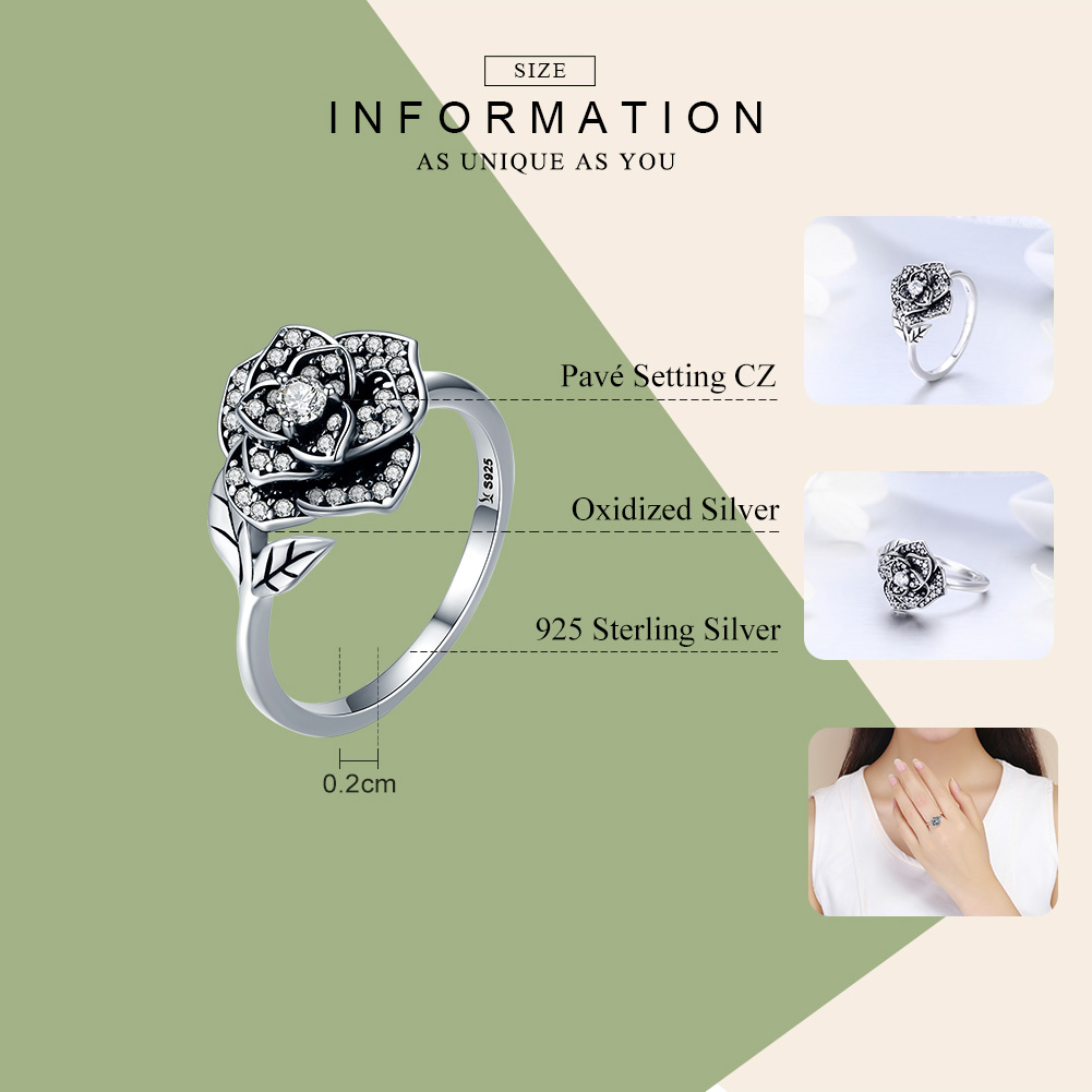 Pandora Style Rozenliefde Ring - SCR382