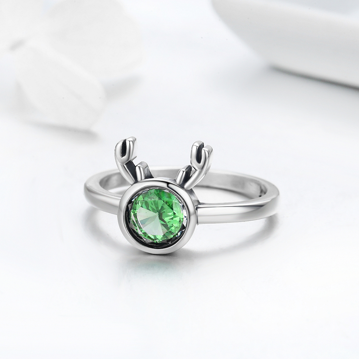 Pandora Style Schattig gewei Ring - SCR244