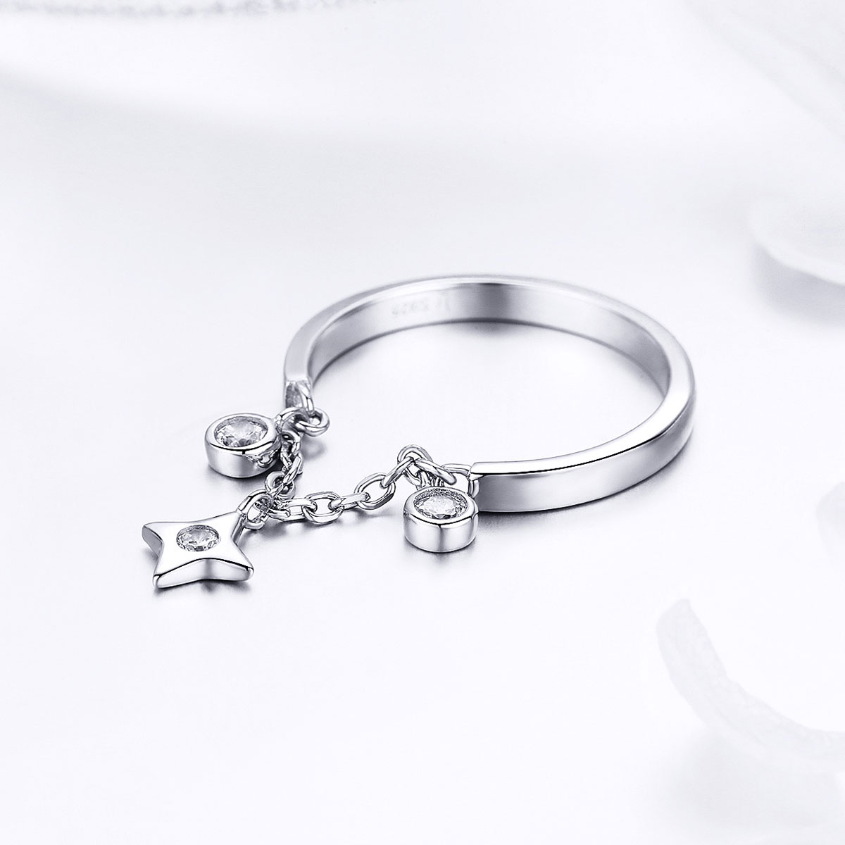 Pandora Style Sterrenhemel Open Ring - SCR408