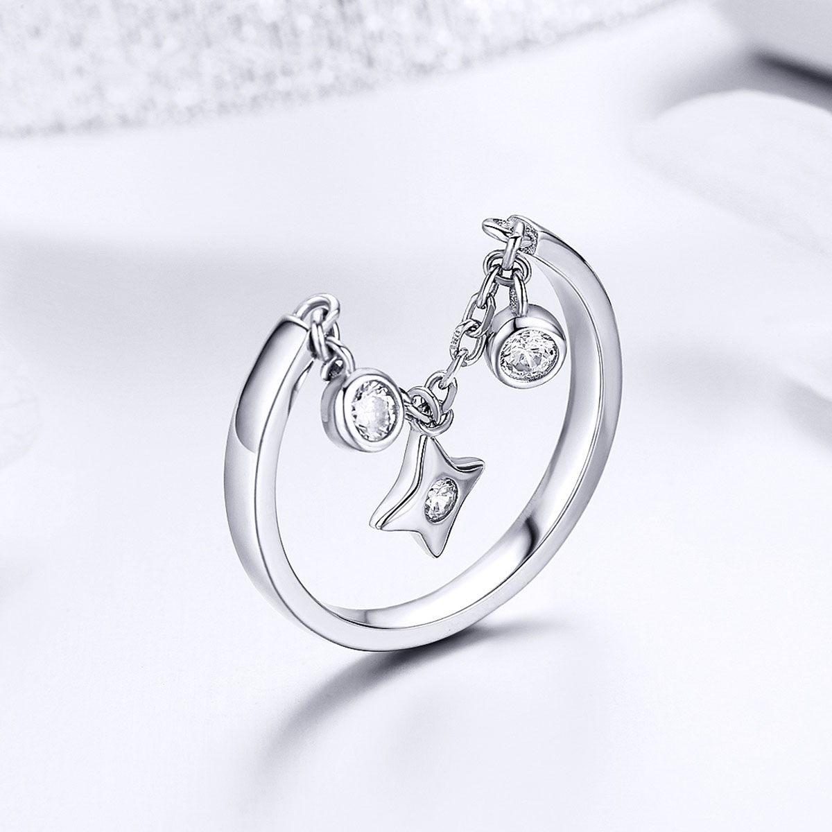 Pandora Style Sterrenhemel Open Ring - SCR408