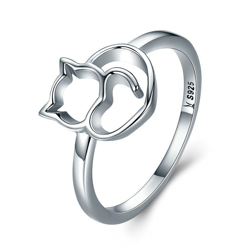 Pandora Style Stoute Kitten Ring - SCR104