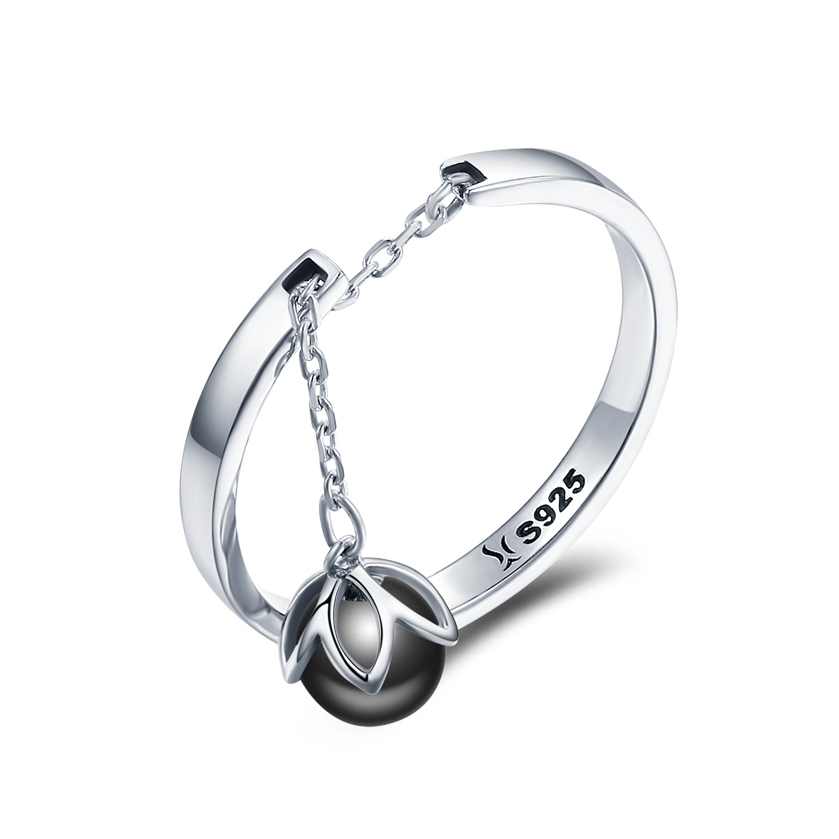 Pandora Style Tranen van bloemen Open Ring - SCR314